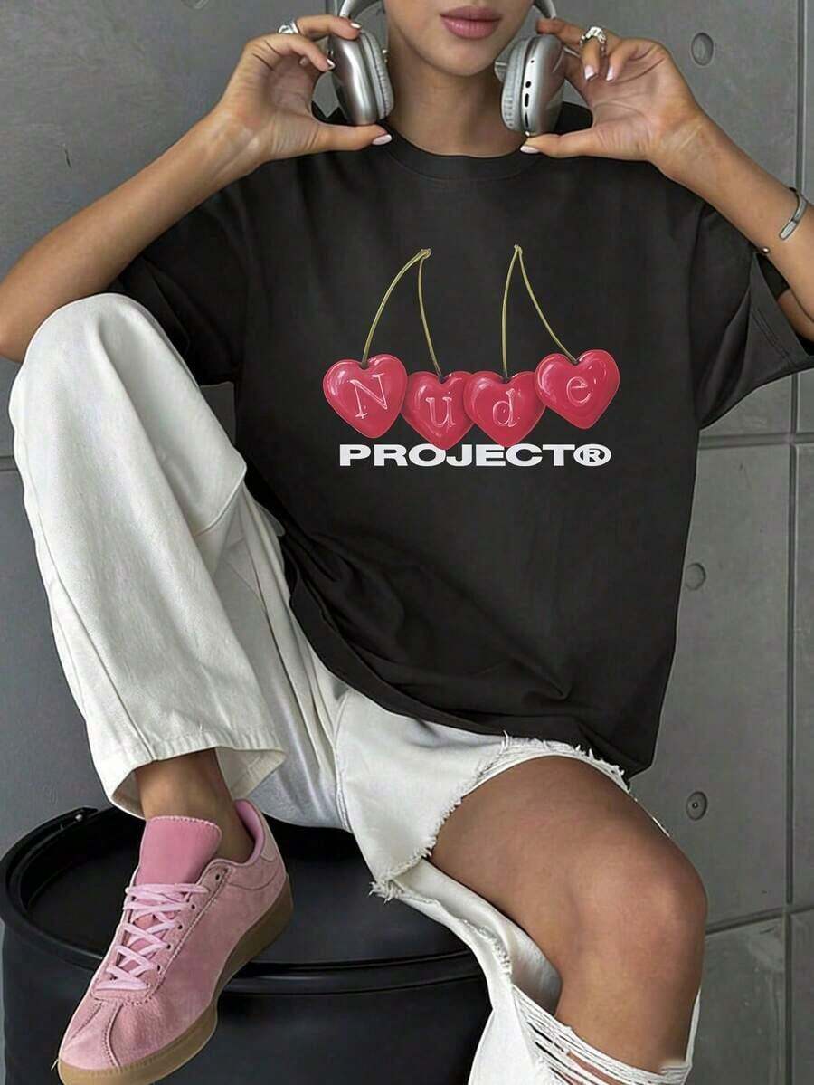 Women T-Shirts - Black - View 1