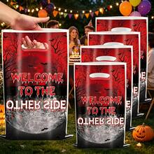 10pcs/Set Popular TV Series Themed Party Favor Bags, Birthday Party Gift Choice, Plastic Bag Decoration Banner Themed Party Supplies, Holiday Party Atmosphere Gift Bags - Multicolor - View 2