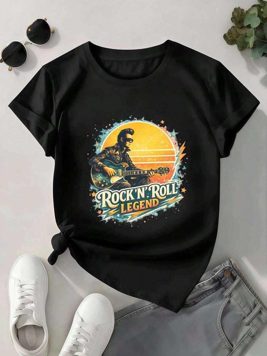 Women T-Shirts - Black - View 1
