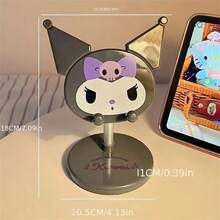 SANRIO 1个三丽鸥家族库洛米可折叠手机支架，Melody和库洛米卡通可折叠手机支架，肉桂狗可调节高度平板电脑支架，适用于手机和平板电脑，是观看电视节目的理想选择，完美的生日礼物 - A - 查看 3