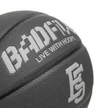 Li Ning BADFIVE Baloncesto gris y beige, Balón de práctica duradero con núcleo de espuma 20K ABQV099 - Gris - Ver 10