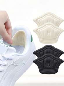 5/1 Pair Sports Shoe Insoles, Anti-Friction Foot Protection Pads, Non-Slip Heel Stickers, Multi-Function Sports Shoe Heel Protectors, Anti-Friction And Anti-Slip, Trimmable And Adjustable Self-Adhesive Half-Size Insoles, Shoe Heel Wear Repair Heel Stickers. - Multicolor - View 8