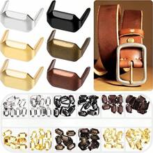 50pcs Belt Loop Prong Rivets,Metal 2-Prong Connecting Studs For Leather Belts, Bag Straps, DIY Craft Repair Accessories, Multi-Color Options - Photo Color - View 6