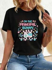 Women T-Shirts - Black - View 1
