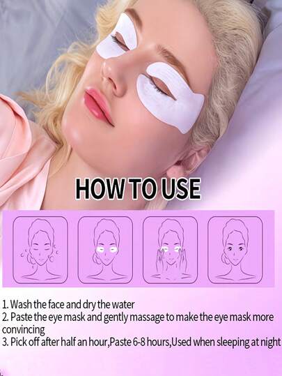 200 قطعة أقنعة عين قابلة للتخلص منها، مصممة بشكل إرجونومي، مناسبة للاستخدام مع الجوهر المرطب، تساعد على تقليل الهالات السوداء، قناع تجميل مريح للنساء والاستخدام الخارجي
