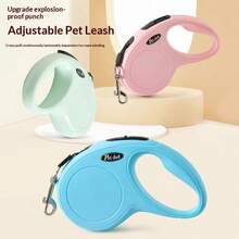 Correa retráctil para perro, correa para perro de alta resistencia, correa de nailon resistente sin enredos, freno de una sola mano con bloqueo de pausa, adecuada para perros medianos y grandes - Multicolor - Ver 5