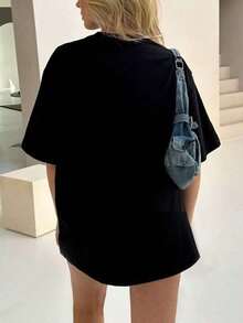Women T-Shirts - Black - View 3