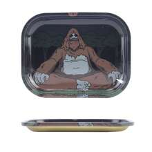 OFFPUFF 2 Pieces Sasquatch Rolling Tray With A Matching Grinder Sets - Multicolor - View 3