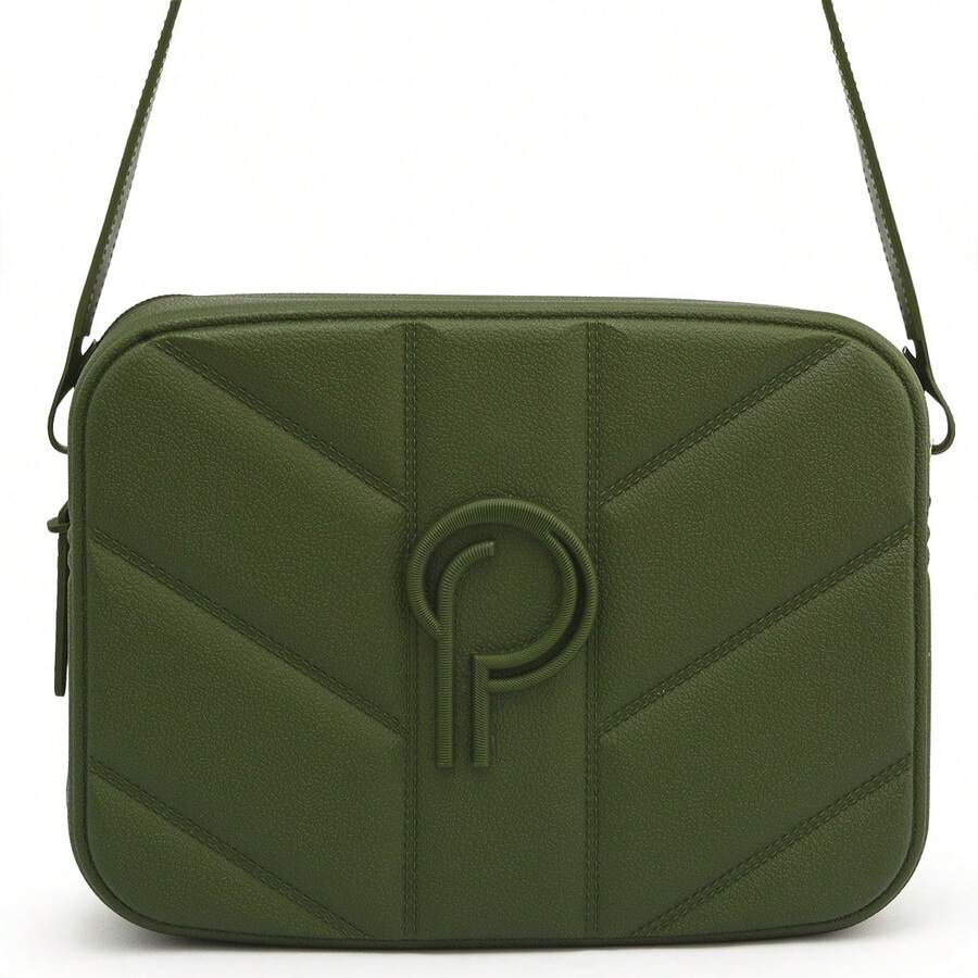 Women's Shoulder Bag, Medium Size, Crossbody - Roman Military - View 1