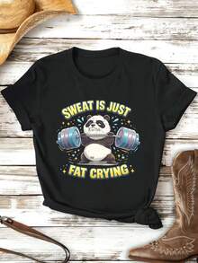 Women T-Shirts - Black - View 2