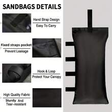 Tent Weight Sandbag, Suitable For Outdoor Tent Legs, Durable Sandbag Applicable For Large Inflatable Tents, Gazebos, Outdoor Parasols And Umbrellas, Sand Not Included - Windproof Bag - View 7
