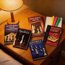 5-Book Chess Set, Basic And Intermediate Level, Educational Collection, Chess Initiation And Practice, Instructional Content Ideal For Children And Beginners, Didactic Format - 單本 - 查看 3