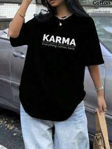 Women T-Shirts - Black - View 3