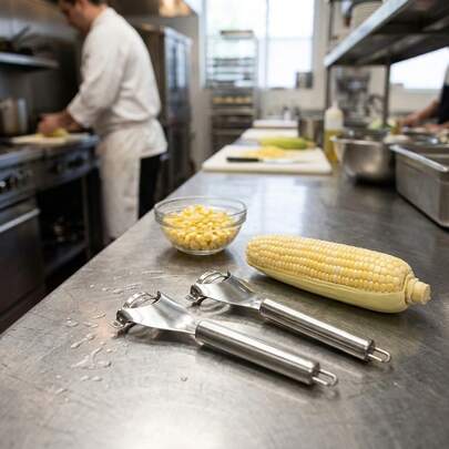 1Pc Corn Kernel Stripper, Peeler & Separator, Practical Kitchen Accessory For Daily Cooking