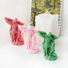 Stampo per candela a forma di Arcangelo 3D, stampo in silicone di San Michele Arcangelo per candele fai-da-te, sapone, resina, regalo unico, decorazione per la casa, stampo artigianale - Statua - Visualizzare 7