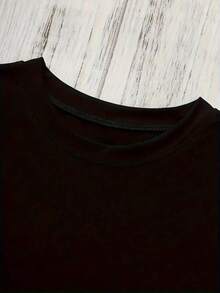 Women's Juneteenth Black Graphic Tee - Casual Stretch Tee With Bold Inspirational Lettering "Dream, Lead, Fight", Soft Polyester/Spandex Blend For Everyday Wear And Cultural Celebrations, Women's Tees, Summer Wardrobe Essential, Motivational Apparel, Message Top, Comfortable Fit, Short Sleeve Top, For Fashion Lovers - 黑色 - 查看 3