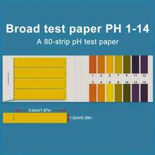 1-14 Fish Tank Aquarium PH Test Strips Acid-Base Detection Paper Suitable For Various Fish Tanks And Aquariums Use - Yellow - View 4