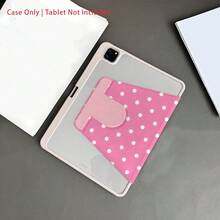 1 chiếc ốp lưng máy tính bảng xoay 360° màu hồng chấm bi có ngăn đựng bút, tương thích với iPad thế hệ thứ 10 10.9 inch 2022 Smart Case/ Air 13 (M3 2025)/ Air 11 (M3 2025)/ Air 11 (M3 2025)/ 11 (A16 2029), tương thích với Oppo Pad, Matepad, Vivo Pad, Honor Pad, Xiaoxin Pad. - Nhiều màu - Xem 8