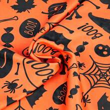 1 Máy Tính Halloween Thú Cưng Mạng Nhện In Hình Đầu Lâu Yếm, Thích Hợp Cho Chó Mèo, Lễ Hội Halloween Quà Tặng Và Trang Phục Phụ Kiện - trái cam - Xem 5