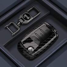 Ốp chìa khóa xe hơi bằng sợi carbon ABS cho VW Polo Tiguan Passat Golf 7 Jetta Kodiaq Superb Octavia Seat - A - Xem 10
