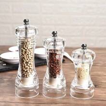 1pc Manual Pepper Grinder, Adjustable Coarseness, Convenient To Use For Grinding Peppercorns, Chili Peppers, Sea Salt - Clear - View 9