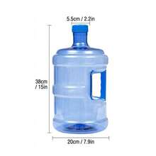 Water Storage Jug With Handle And Lid For Home Office Outdoor Use HDPE Material - Baby Blue - View 11