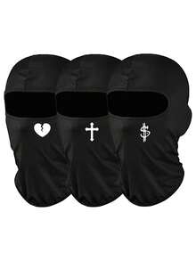 1个/2个装户外骑行面罩，印花防晒面罩，适用于徒步、滑雪、骑行等户外活动和日常骑行，夏季、海滩、假期皆宜。 - C - 查看 16