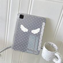 1 chiếc ốp lưng máy tính bảng in hình cánh thiên thần và chấm bi dễ thương, chân đế gập sáng tạo với nhiều góc nhìn, lý tưởng cho công việc và giải trí, vỏ bảo vệ có khe cắm bút, tương thích với iPad Pro 2024/Air M3/A16 2055, tương thích với , , Matepad, Honor Pad. - Nhiều màu - Xem 9