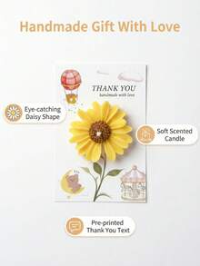 Thiệp hình hoa cúc dễ thương, Nến thơm không khói, Hương thơm lâu dài, Hương thơm phòng ngủ, Trang trí nhà cửa, Quà sinh nhật cho nữ, Nến thơm thủ công tự làm, Thích hợp trang trí phòng ngủ, Quà tặng thủ công, Nến thơm trang trí nhà cửa, Lò sưởi, Phòng khách, Trang trí trung tâm, Văn phòng, Quà tặng Ngày Valentine, Bộ nến, Nến thơm, Quà tặng bạn bè, Quà tặng nữ, Đám cưới, Ngày của Mẹ và các dịp khác. - Nhiều màu - Xem 10
