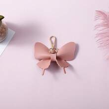 Móc khóa hình bướm bằng da PU chất lượng cao, phụ kiện túi xách thời trang đa năng, sản phẩm bán chạy xuyên biên giới được ưa chuộng. - Nhiều màu - Xem 7