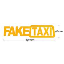 ملصق سيارة FAKE TAXI عالمي، شعار لاصق ذاتي من الفينيل للسيارات، ملصق سيارة مضحك - A - مشاهدة 5