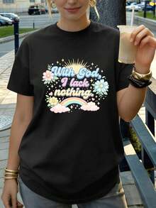 Women T-Shirts - Black - View 1