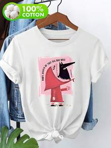 Women T-Shirts - 白色 - 查看 2