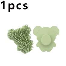 1pc Scalp Exfoliating Shower Brush - Exfoliating, Massaging And Cleansing Tool (Mud Removal Sponge) - Solid Color - View 15