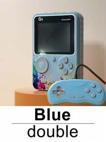 1pc Retro Handheld Game Console, Mini Nostalgic Rechargeable Cube With 500 Classic Games, 3-Inch Color Screen, Supports TV Connection, Dual Player, Vintage Colorful Design, Great Gift For Adults, Teens, Dorm, Birthday, Holiday, Husband, Boyfriend - View 15