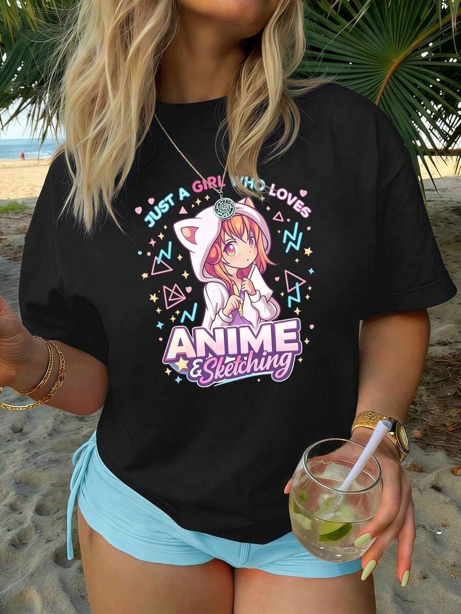Women T-Shirts - Black - View 1