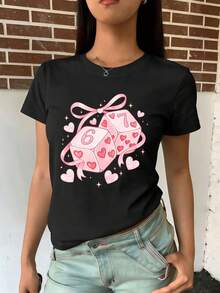 Women T-Shirts - Black - View 2