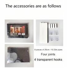 1个可伸缩宠物门，可调节便携式室内/室外屏障，易于安装的安全围栏，适用于门口、走廊、露台，母亲节、父亲节、生日送给宠物主人的绝佳礼物 - 适用于猫狗 - 黑色 - 查看 9