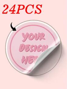 1-240pcs Personalized Labels - Customizable Stickers, Add Any Text, Images, Custom Thank You Labels, Seal Stickers, No Ironing, Back To School - Multicolor - View 37