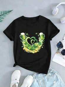 Women T-Shirts - Black - View 2