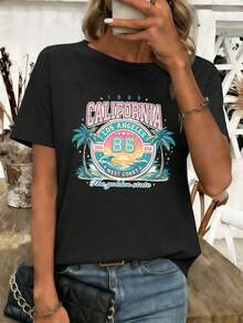 Women T-Shirts - Black - View 1