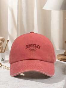 1PC Men's/Women's BROOKLYN1947 Letter Print Baseball Cap Adjustable Design Ideal For Hiking Mountain Climbing Travel Sun Protection And Outdoor Sports - Baseball Cap - View 11