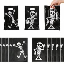 28pcs-48pcs New Pearlescent Halloween Skull Candy Cookie Packaging Bags - Skull Gift Bag - View 5