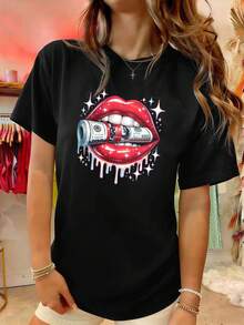 Women T-Shirts - Black - View 1