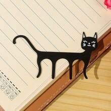 Clipes de Página Metálicos Fofos de Gato, Marcadores de Livro em Forma de Gato, Clipes de Leitura de Aço Inoxidável, Adequados para Romances, Livros Didáticos, Diários e Revistas, Presentes Requintados para Amantes de Gatos, Aniversários e Volta às Aulas - Tamanho único. - Visão 15