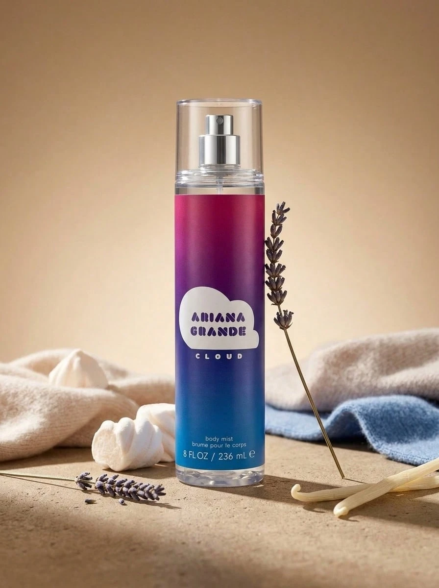 Ariana Grande Cloud Body Mist For Women Fragrance Mist 8oz/236ml AG-Perfume Day Long Lasting For Women Girls,Men Boy Suitable For Birthday,Party,Office,Gift Ideal For Y2K Fancy Fashion - Cloud - View 1
