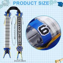 2026 Graduation Lei Flower Ring Double Strand Braided Flower Ring Graduation Lei High School College Party Supplies Creative(Blue, Classic) OTYZ - 1pc - 查看 4