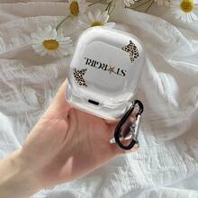 1个兼容Galaxy Buds Pro / Galaxy Buds 2 Pro / Galaxy Buds Live / Galaxy Buds FE / Galaxy Buds 4的时尚多功能透明软耳机保护套，采用UV印刷星豹图案，无线耳机2 Pro透明简约保护套 - 無色 - 查看 5