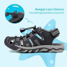 Boys & Girls Toddler/Little Kid/Big Kid Outdoor Summer Sandals - Dark Grey - View 5