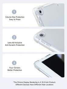 Ayotu 黑色运动保护套，兼容 iPad Air 8 (M4) 2026 (11 英寸)、Air 8 (M4) 2026 (11 英寸)、10.2 英寸 2021/2020 款第九/八代、Galaxy Tab A8 10.5 英寸 2022 款（带笔槽）、Kindle Paperwhite 第十二代 2024 款，支持自动休眠/唤醒功能，时尚保护套 - 彩色 - 查看 7
